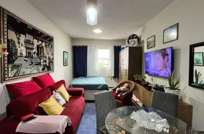 Kitnet com 1 dormitório à venda, 32 m² por r$ 185.000,00 - mirim - praia grande/sp