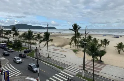 Apartamento na guilhermina de 2 dormitórios, frente mar