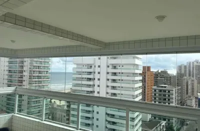 Apartamento com 3 dormitórios para alugar, 115 m² por r$ 4.600,02/mês - aviação - praia grande/sp