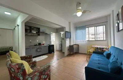 Apartamento com 1 dormitório para alugar, 50 m² por R$ 2.500,01/mês - Aviação - Praia Grande/SP