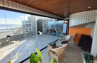 Cobertura com 4 dormitórios à venda, 230 m² por r$ 1.550.000,00 - balneário flórida - praia grande/sp