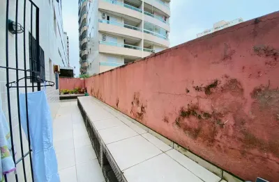 Apartamento garden com 1 dormitório à venda, 66 m² por r$ 215.000,00 - tupi - praia grande/sp