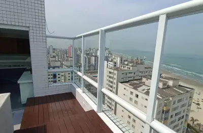Cobertura com 4 dormitórios à venda, 157 m² por r$ 1.990.000,00 - ocian - praia grande/sp