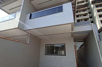 Sobrado à venda, 129 m² por r$ 800.000,00 - vila assunção - praia grande/sp