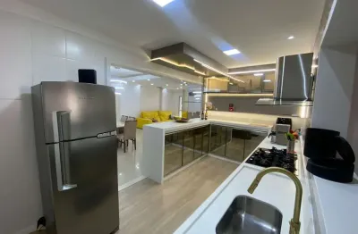 Apartamento com 4 dormitórios à venda, 232 m² por r$ 1.490.000,00 - vila guilhermina - praia grande/sp