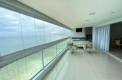 Apartamento com 3 dormitórios para alugar, 192 m² - canto do forte - praia grande/sp