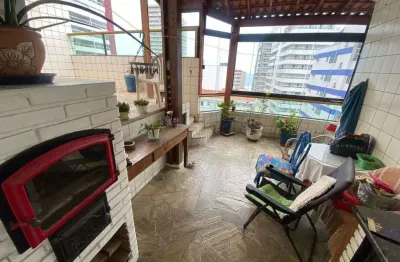 Cobertura com 3 dormitórios à venda, 160 m² por r$ 900.000,00 - aviação - praia grande/sp