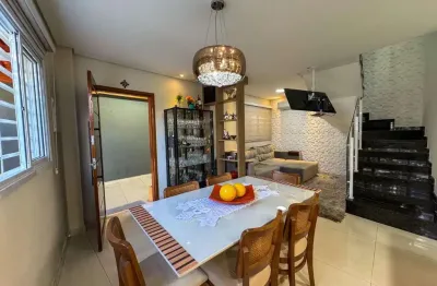 Sobrado com 3 dormitórios à venda, 101 m² por r$ 880.000,00 - vila guilhermina - praia grande/sp