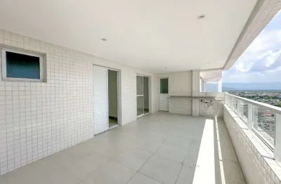 Recém entregue, 3 suítes, sacada gourmet, lazer completo a 300m da praia. aviação, praia grande