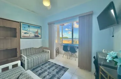 Kitnet com 1 dormitório à venda, 36 m² por r$ 270.000,00 - vila guilhermina - praia grande/sp