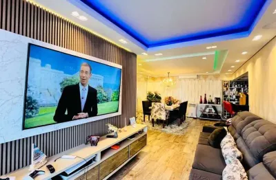 Apartamento com 3 dormitórios à venda, 123 m² por r$ 1.300.000,00 - aviação - praia grande/sp