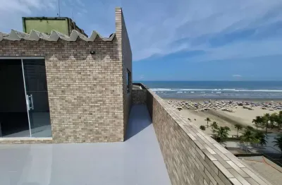 Cobertura com 2 dormitórios à venda, 155 m² por r$ 550.000,00 - aviação - praia grande/sp