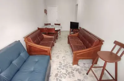 Apartamento com 1 dormitório para alugar, 52 m² - tupi - praia grande/sp