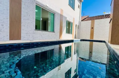 Sobrado com 4 dormitórios à venda, 180 m² por r$ 1.500.000,00 - mirim - praia grande/sp