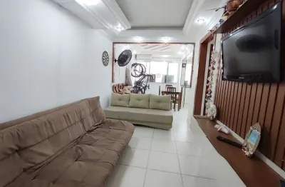 Apartamento com 1 dormitório à venda, 52 m² - tupi - praia grande/sp