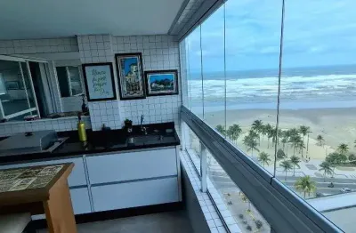 Apartamento com 3 dormitórios à venda, 140 m² por r$ 1.650.000,00 - vila guilhermina - praia grande/sp