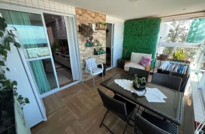 Lindo apartamento com vista para o mar com 3 dormitórios no bairro flórida - praia grande