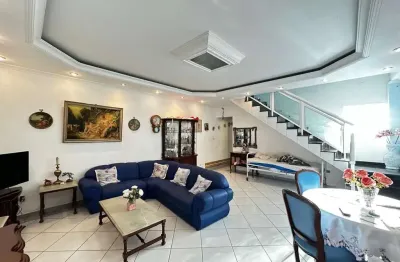 Sobrado com 3 dormitórios à venda, 129 m² por r$ 1.180.000,00 - boqueirão - praia grande/sp