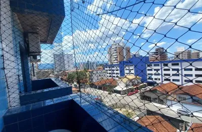 Apartamento com 1 dormitório à venda, 55 m² por r$ 280.000,00 - aviação - praia grande/sp