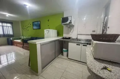 Kitnet com 1 dormitório à venda, 30 m² por r$ 195.000,00 - aviação - praia grande/sp