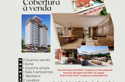 Cobertura com 3 dormitórios à venda, 142 m² por r$ 4.000.000,00 - canto do forte - praia grande/sp