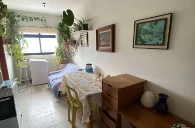 Kitnet com 1 dormitório para alugar, 25 m² por r$ 1.300,01/mês - aviação - praia grande/sp