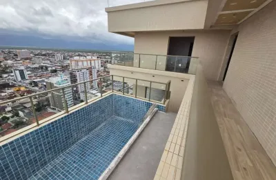 Cobertura com 4 dormitórios à venda, 370 m² por r$ 5.950.000,00 - canto do forte - praia grande/sp