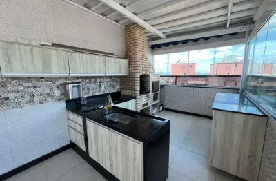 Cobertura com 3 dormitórios à venda, 115 m² por R$ 720.000,00 - Vilamar - Praia Grande/SP