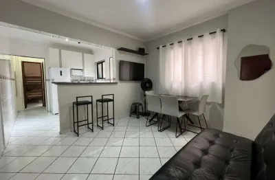 Apartamento com 1 dormitório para alugar, 52 m² por R$ 2.500,01/mês - Aviação - Praia Grande/SP