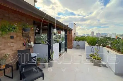 Cobertura com 4 dormitórios à venda, 276 m² por r$ 3.250.000,00 - alto da lapa - são paulo/sp