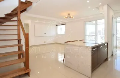 Cobertura com 1 dormitório para alugar, 121 m² por r$ 9.916,15/mês - vila madalena - são paulo/sp