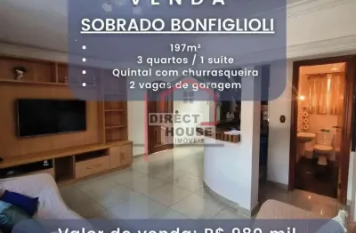 Casa com 3 quartos à venda na Avenida Embaixador Cavalcanti de Lacerda, 181, Jardim Bonfiglioli, São Paulo