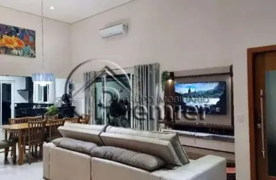 Casa de alto padrão com 3 suítes e lazer privativo no condomínio terra magna em indaiatuba