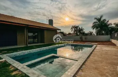 Casa 4 suítes de alto padrão em lote de 1000m² - condomínio terras di itaici, indaiatuba