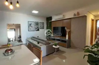 Apartamento mobiliado com 3 quartos no the park view, indaiatuba