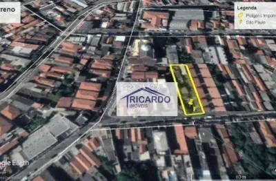 Terreno à venda, 555 m² por r$ 1.000.000,00 - vila bela - são paulo/sp