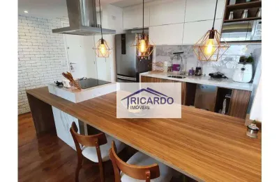 Apartamento com 2 dormitórios à venda, 86 m² por r$ 870.000,00 - jardim flor da montanha - guarulhos/sp