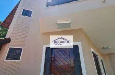 Sobrado com 3 dormitórios , sendo 3 suítes,à venda, 164 m² por r$ 740.000 - jardim vila galvão - guarulhos/sp