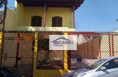 Sobrado para alugar, 200 m² por r$ 6.350,00/mês - jardim santa mena - guarulhos/sp
