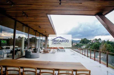 Casa altíssimo padrão com 11 suítes à venda, 1700 m² por r$ 35.000.000 - capivari - campos do jordão/sp