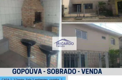 Sobrado com 3 dormitórios à venda, 250 m² por r$ 790.000,00 - jardim gopoúva - guarulhos/sp
