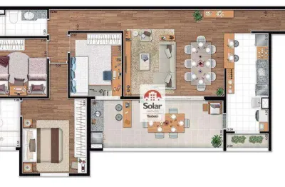 Apartamento à venda, 106 m² por r$ 671.000,00 - bosque flamboyant - taubaté/sp