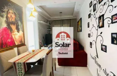 Apartamento com 2 dormitórios à venda, 57m² por r$ 330.000 - vila nossa senhora das graças - taubaté/sp