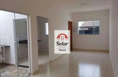 Casa com 2 dormitórios à venda, 70 m² por r$ 300.000,00 - residencial estoril - taubaté/sp