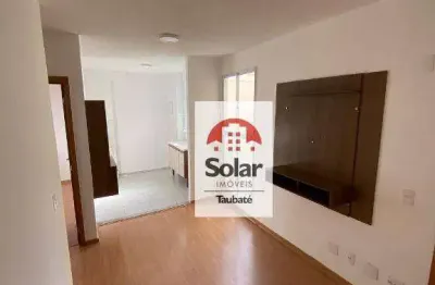 Apartamento com 2 dormitórios à venda, 45 m² por r$ 203.000,00 - jardim oasis - taubaté/sp