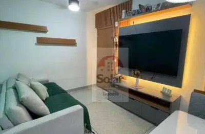 Apartamento com 2 dormitórios à venda, 41 m² por r$ 235.000,00 - jardim das bandeiras - taubaté/sp