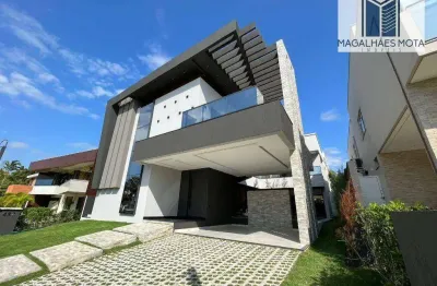 Casa alphaville fortaleza com 5 dormitórios à venda, 433 m² por r$ 4.500.000 - alphaville fortaleza - eusébio/ce