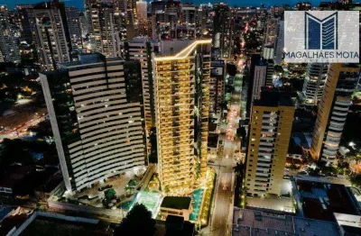 Apartamento com 4 dormitórios à venda, 254 m² por r$ 3.760.000,00 - meireles - fortaleza/ce