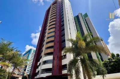 Apartamento com 3 dormitórios à venda, 130 m² por r$ 840.000,00 - meireles - fortaleza/ce