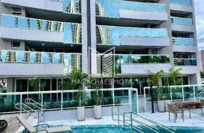 Apartamento com 4 dormitórios à venda, 155 m² por r$ 1.950.000,00 - meireles - fortaleza/ce